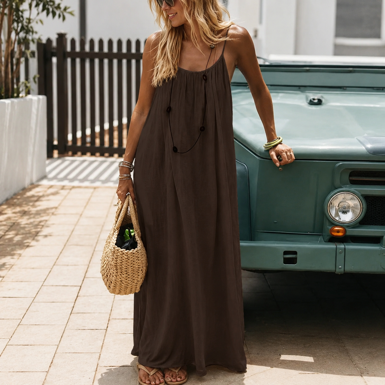 Robe Soléa™ – Dos Nu Élégance & Confort